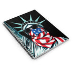 Patriotic Spiral Notebook - Bold Statue of Liberty Design
