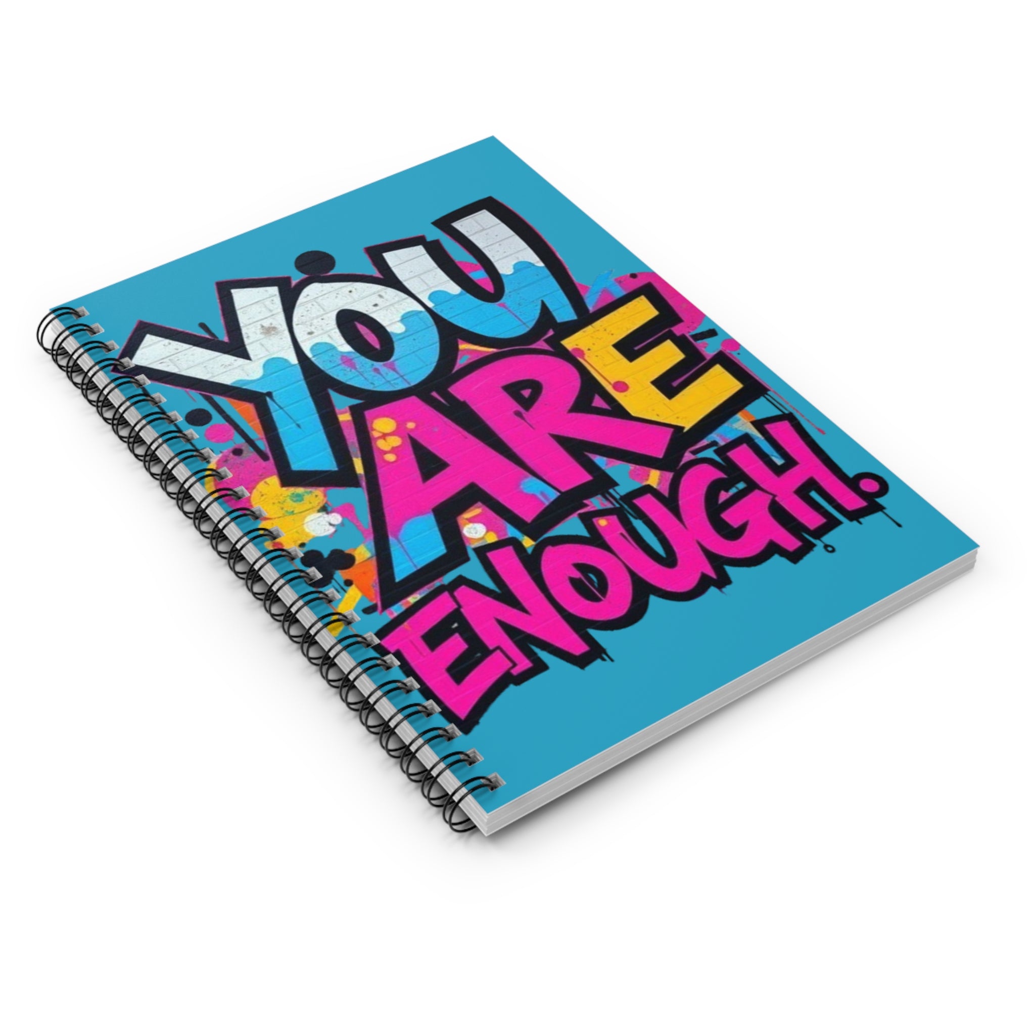 Inspirational Spiral Notebook - 'You Are Enough'