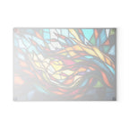 Stained Glass Art Cutting Board - Vibrant Kitchen Decor for Home Chefs