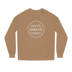 Educate, Advocate, Celebrate Incognito Pride Unisex Crew Neck Sweatshirt