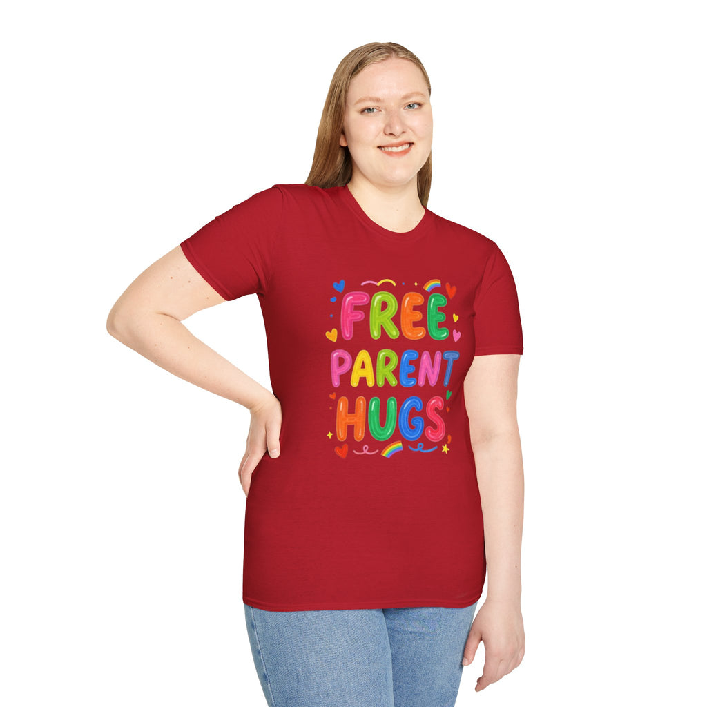 Free Parent Hugs Affirming T-Shirt