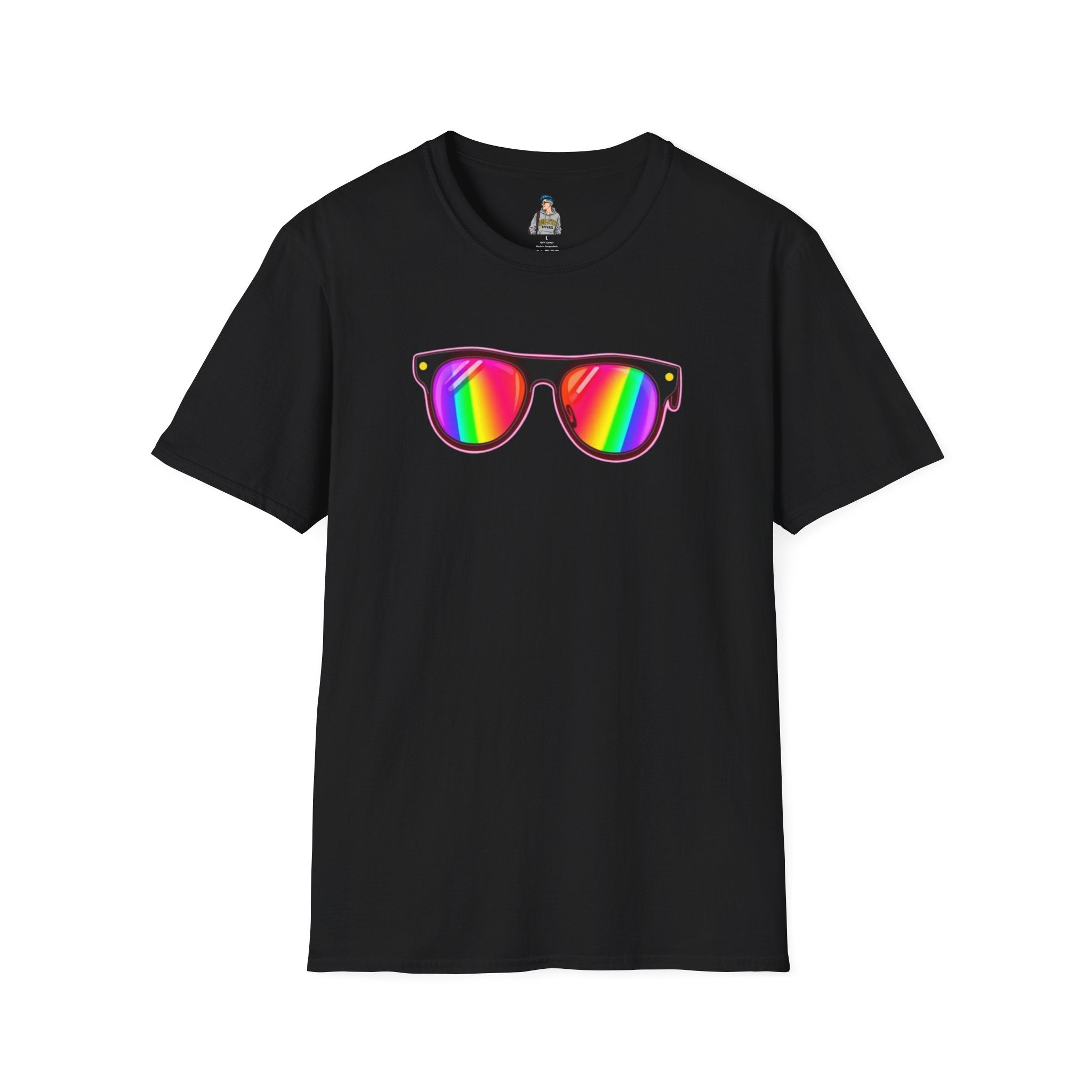 Rainbow Sunglasses Unisex t-shirt