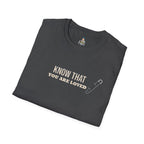 Safety Pin Know That You Are Loved Inspirational Tee Unisex Softstyle T-Shirt