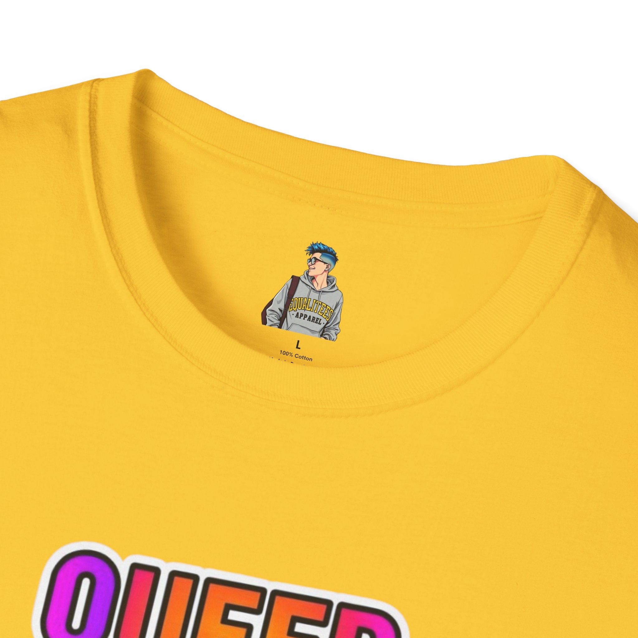 Queer Youth Exist T-Shirt | Unisex Softstyle Tee for Pride Events & Everyday Wear