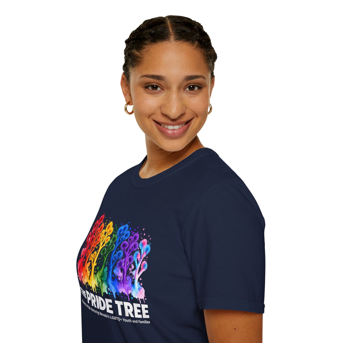 Pride Tree Las Vegas White Text T-shirt