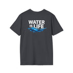 Water is Life Unisex T-Shirt | Eco-Friendly Tee for Environmentalists, Beach Lovers, Awareness Campaigns, Gifting