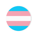 Trans Pride Cork Back Coaster - Supportive & Stylish Drinkware