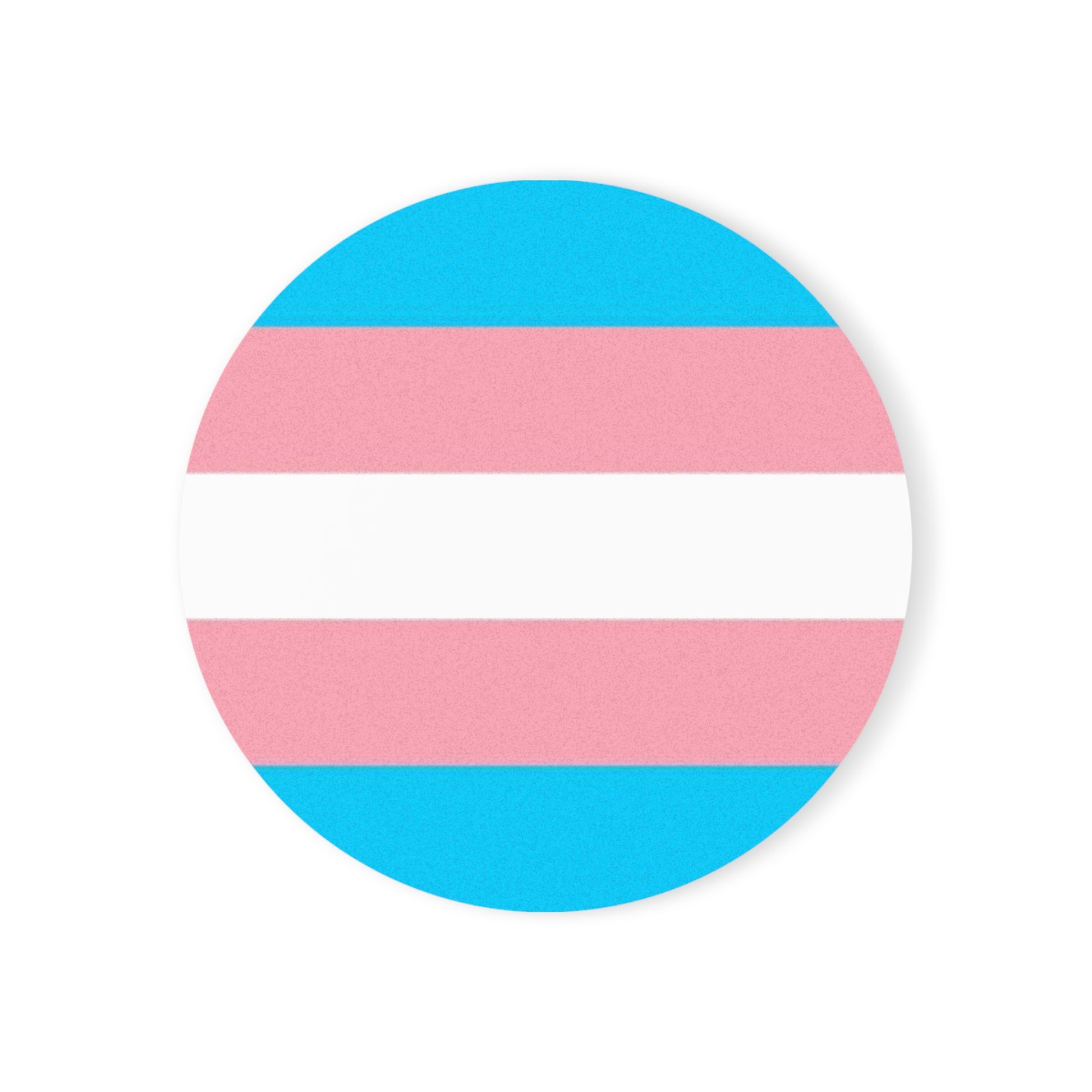 Trans Pride Cork Back Coaster - Supportive & Stylish Drinkware