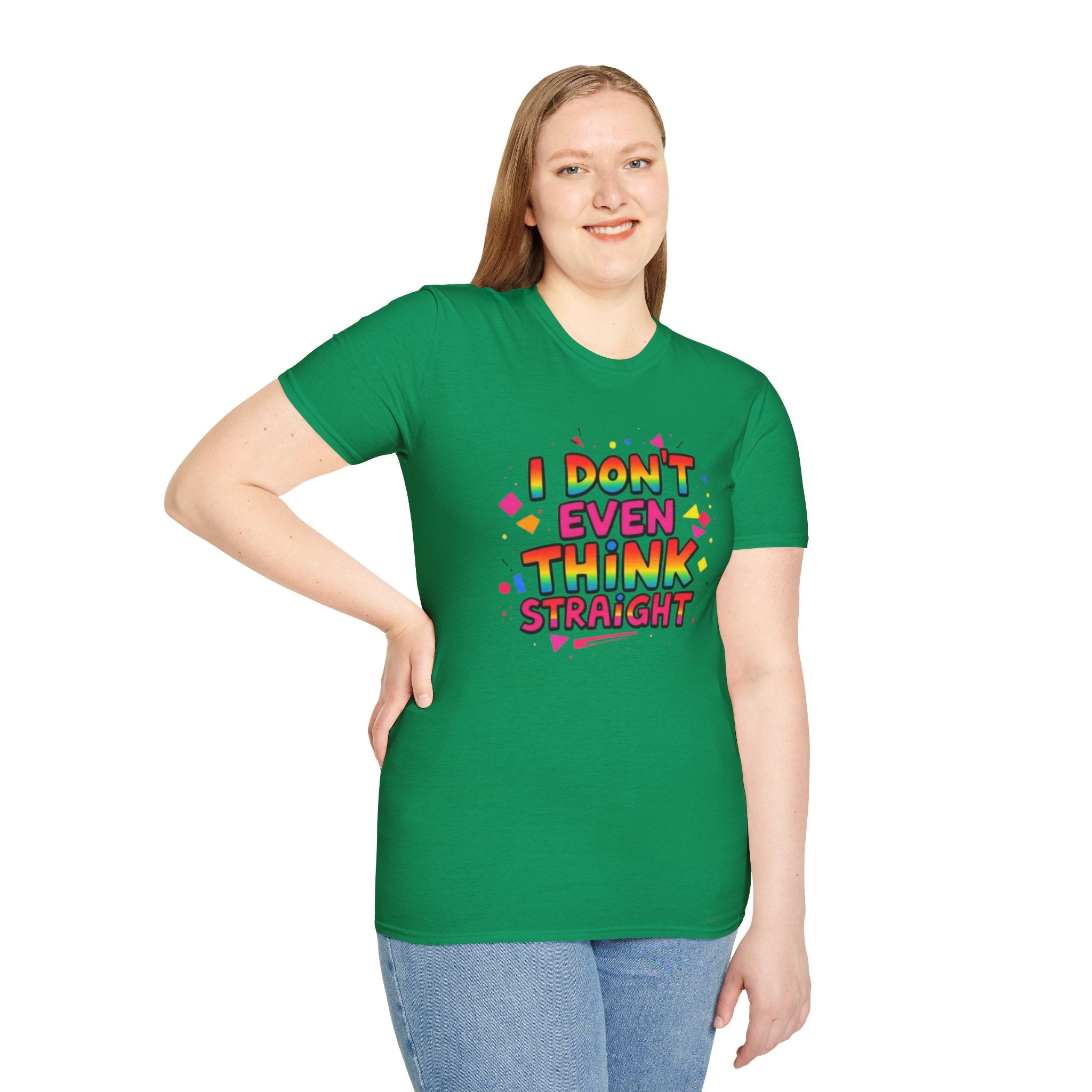I Don't Even Think Straight Pride Tee