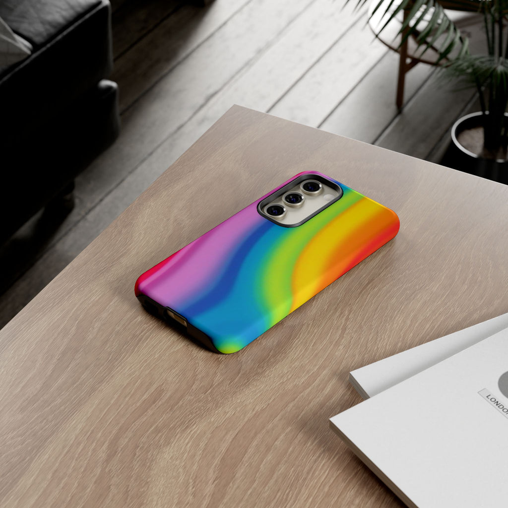 Rainbow Swirl Tough Case for Android
