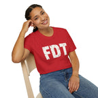 FDT Distressed Graphic T‑Shirt — Bold Statement Tee