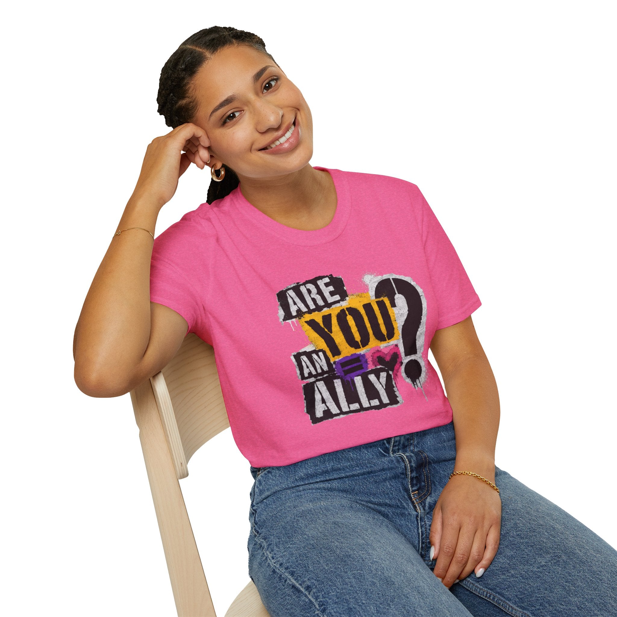 Are You An Ally? Graphic T‑Shirt — Pride & Allyship Tee
