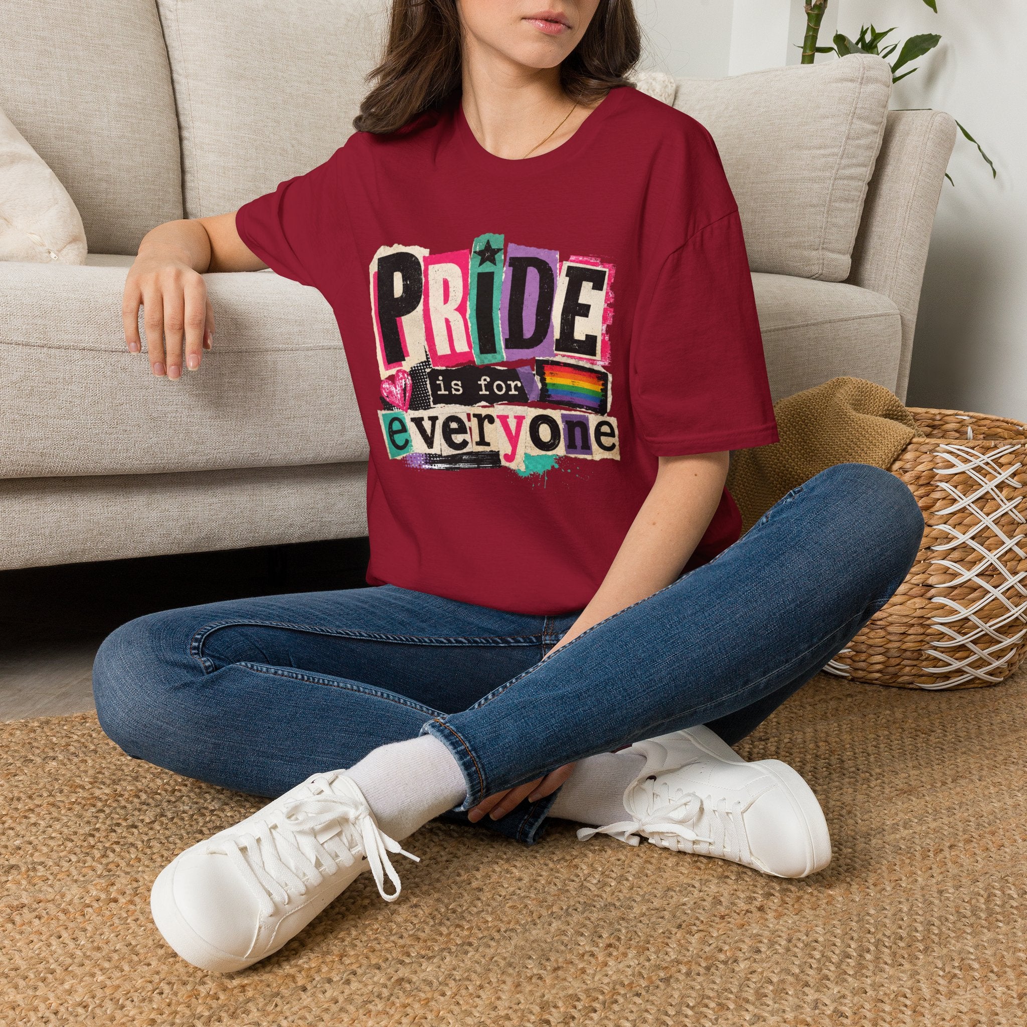 Pride Is for Everyone T-Shirt — Colorful LGBTQ+ Ally Tee