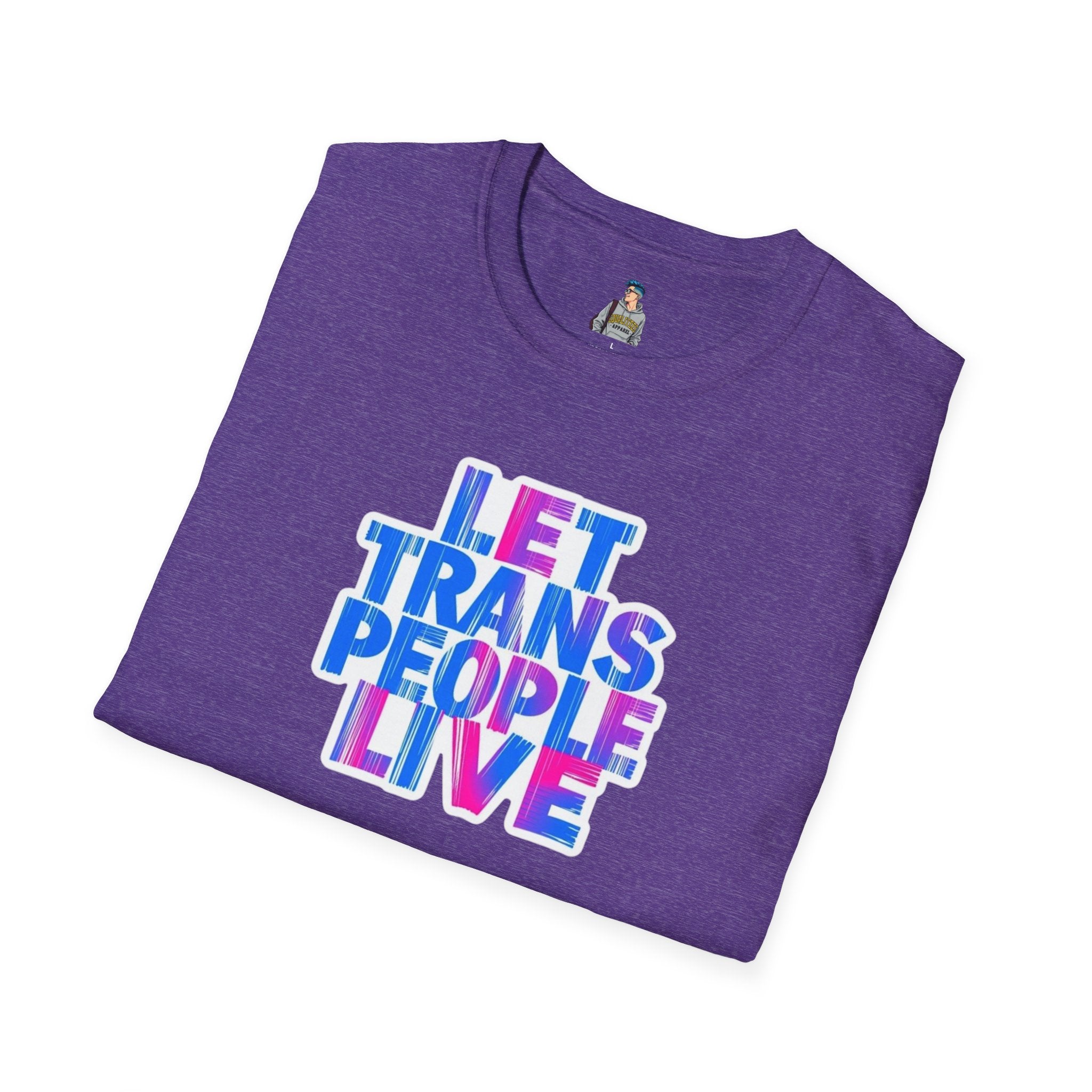 Let Trans People Live Unisex Softstyle T-Shirt