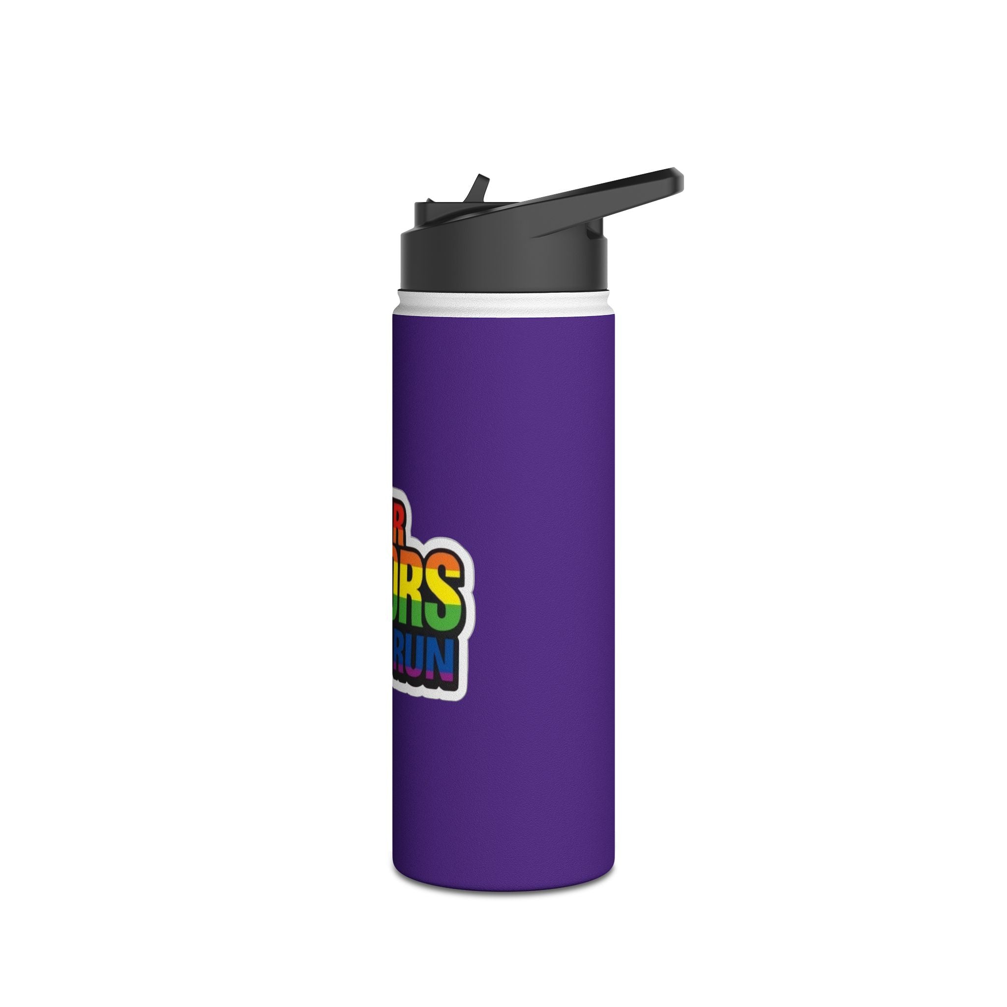 Teaching While Queer Stainless Steel Water Bottle - Perfect for Educators and Allies