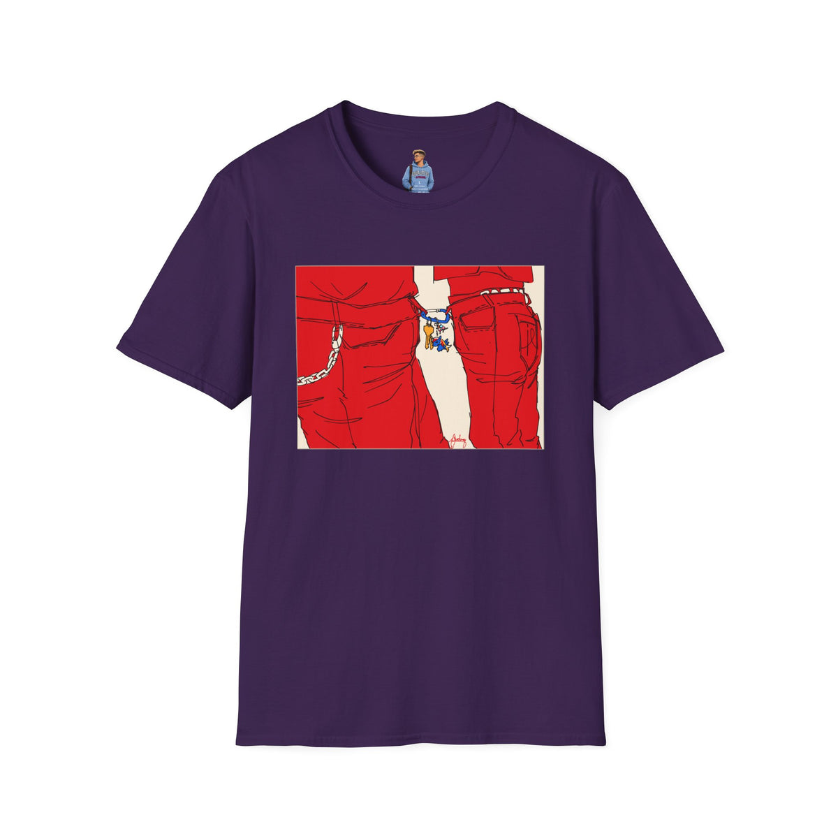 Red Jeans by Audrey Pride Tree Las Vegas T-Shirt
