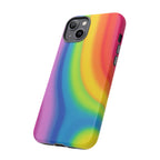 Rainbow Swirl Tough Phone Case for iPhone
