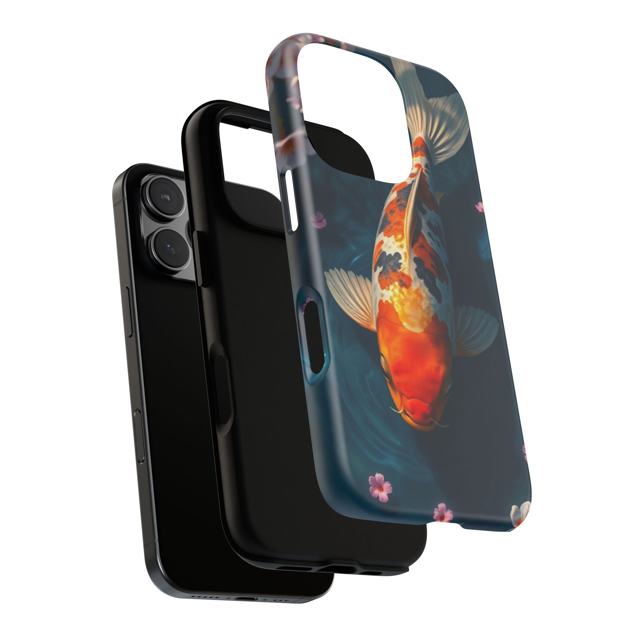 Peaceful Koi Cherry Blossom Tough Cases For Android & iPhone