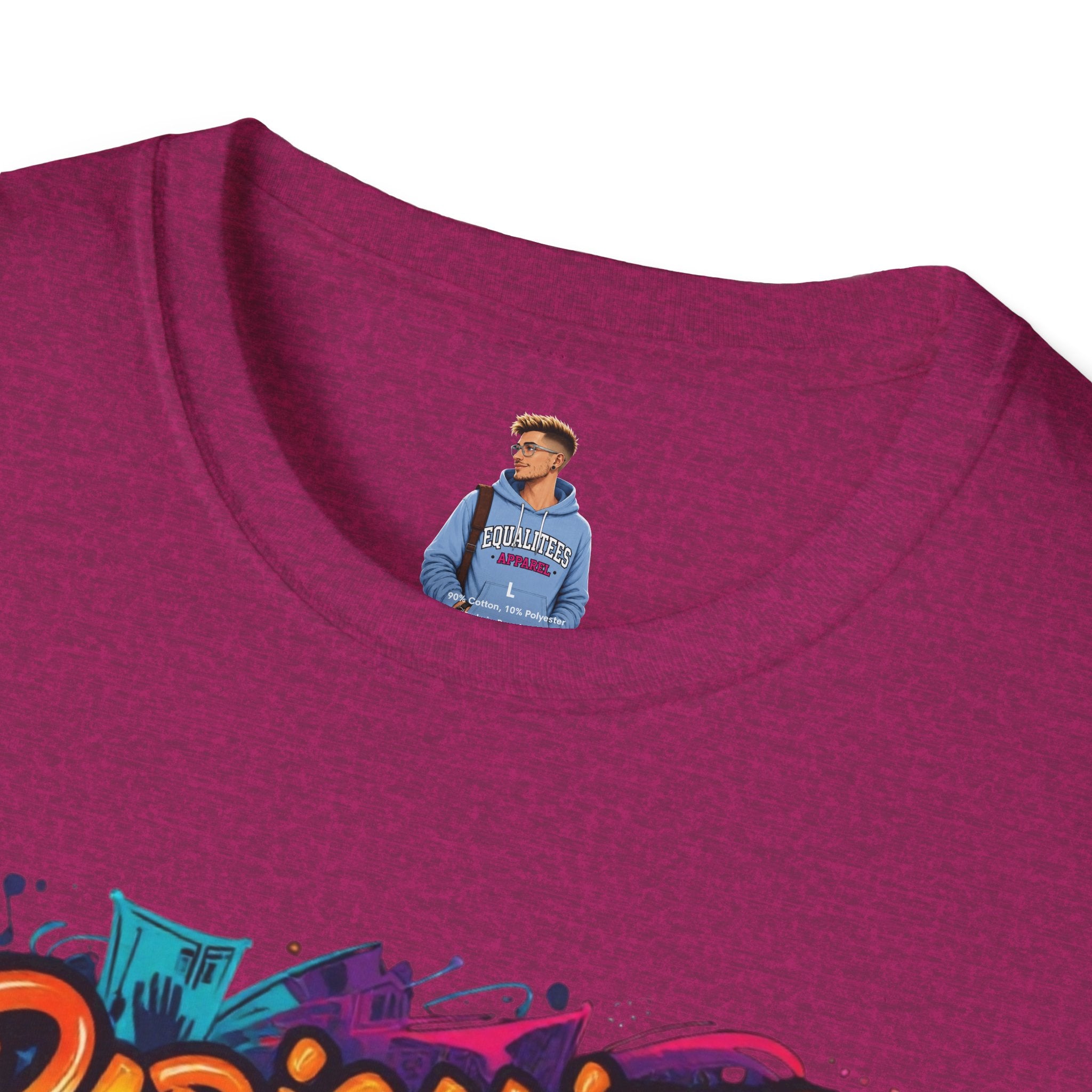 Radicalized by Basic Decency T-Shirt Colorful Graffiti Typography