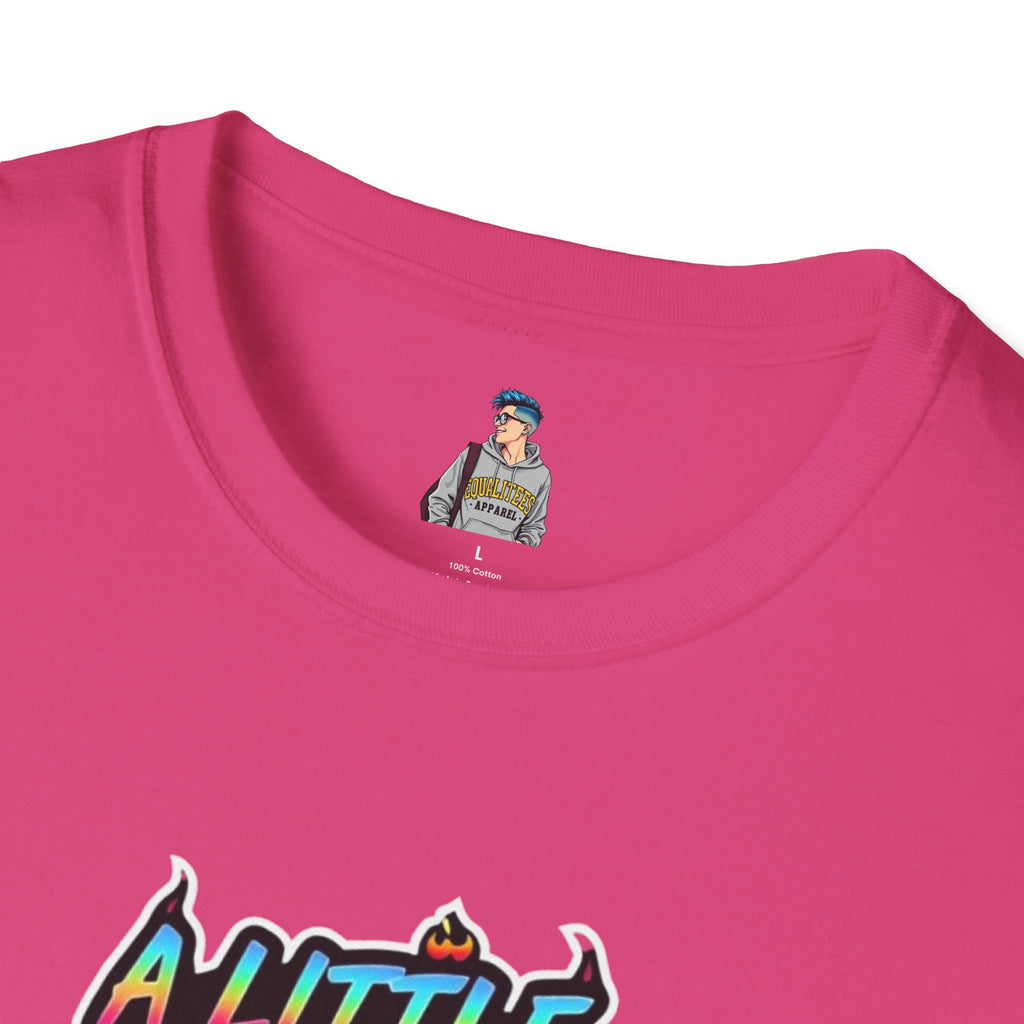 A Little Bit Neurospicy Unisex Softstyle T-Shirt - Fun & Quirky Graphic Tee for Neurodivergent Awareness