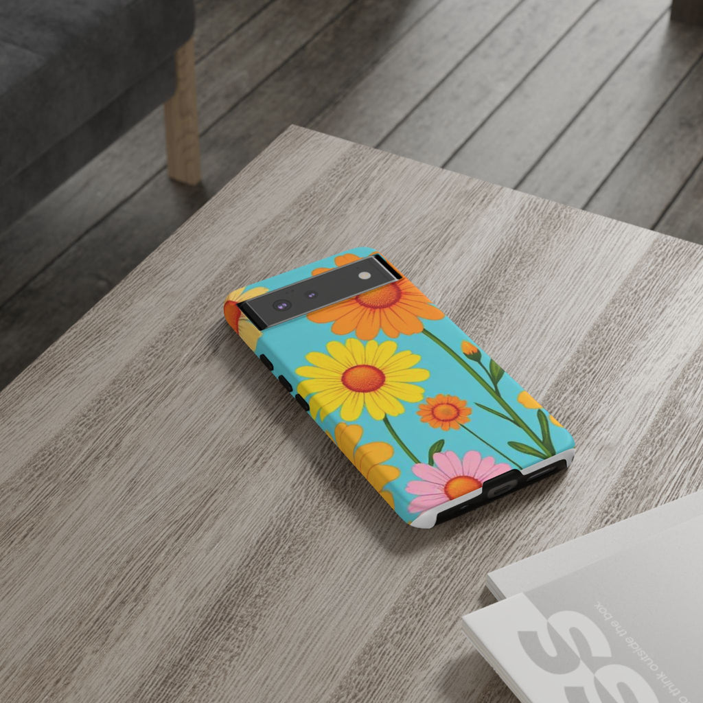 Floral Daisy Tough Case for Android