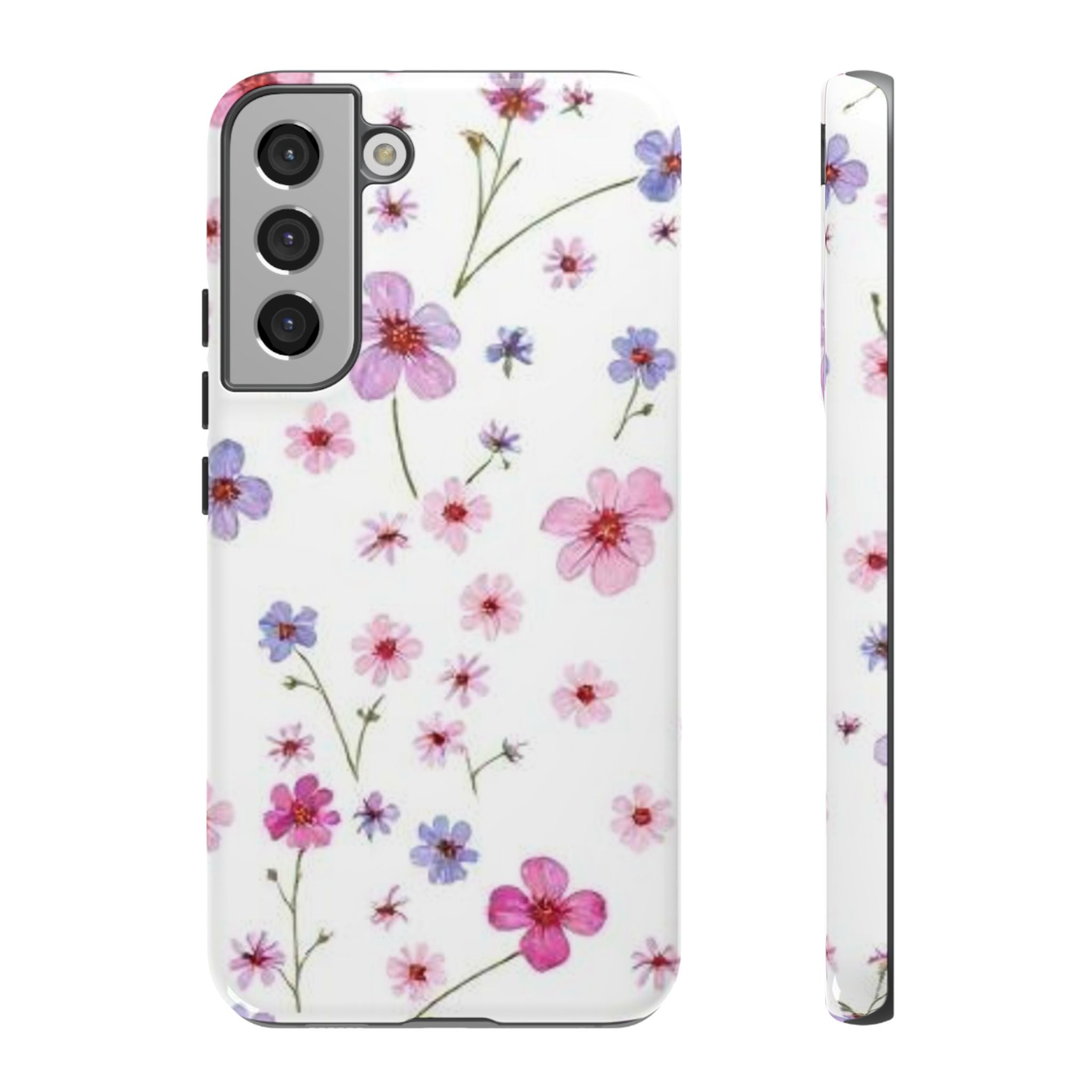 Pink Wildflower Tough Case for Android