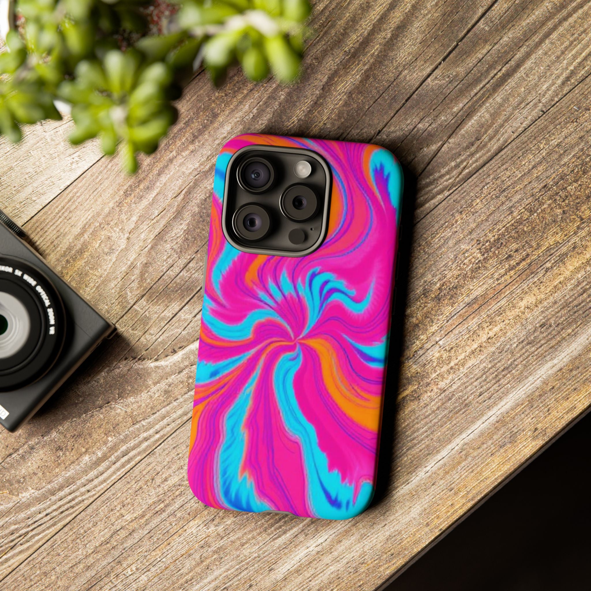 Psychedelic Swirl Tough Phone Case for iPhone