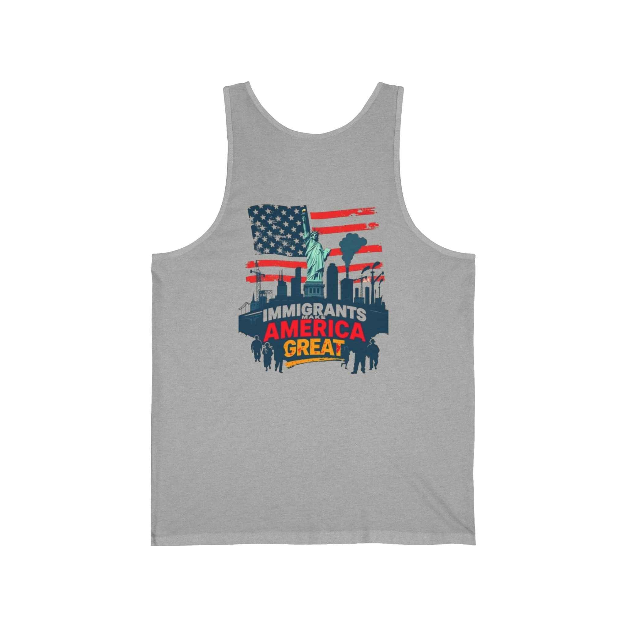 Immigrants Make America Great Tank — 'Estoy Contigo' Latino Pride Graphic Tank Top
