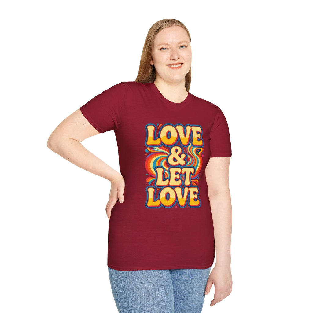 Love & Let Love Retro T-Shirt