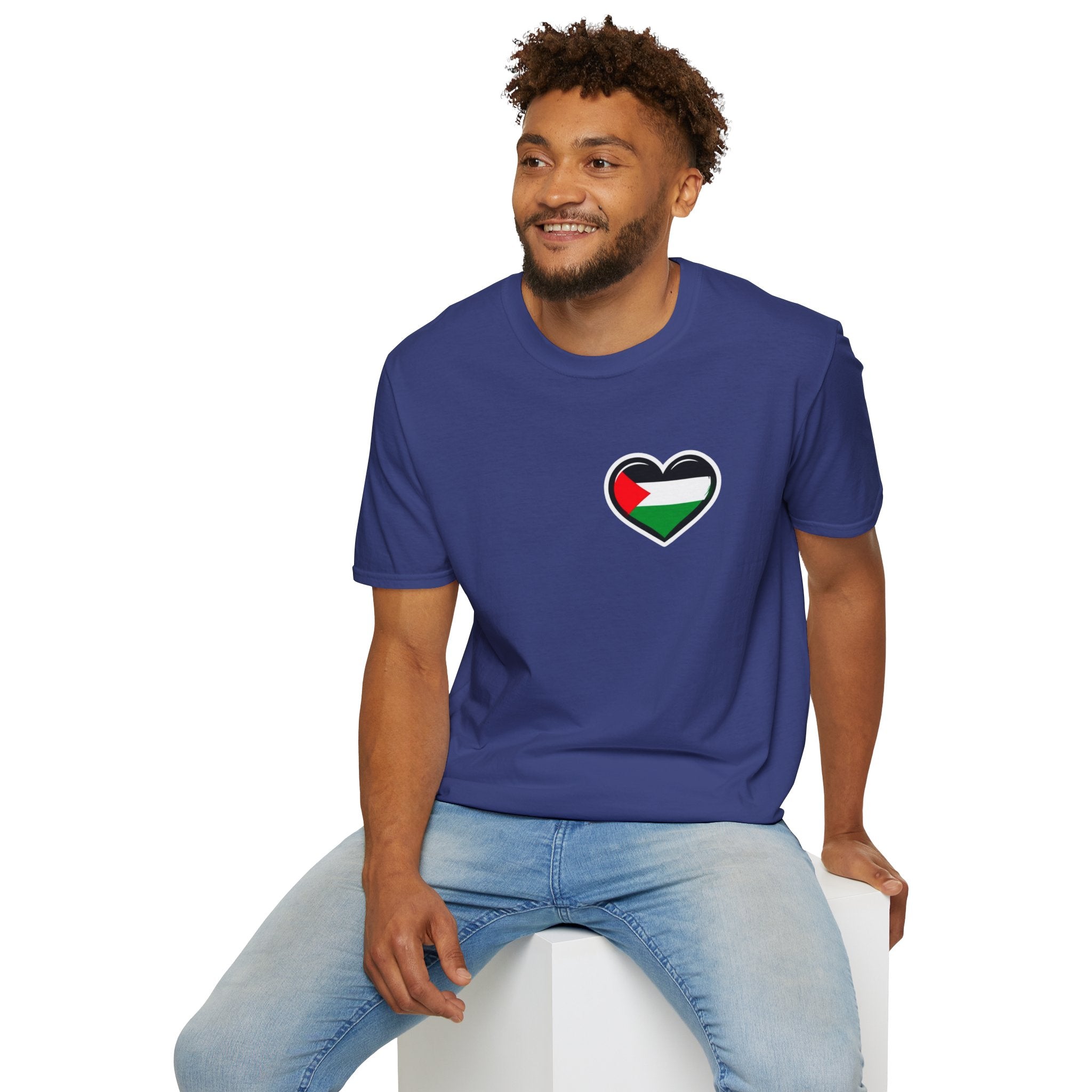 Unisex Softstyle T-Shirt: Stand with Gaza & We Are All Palestine Graphic Tee
