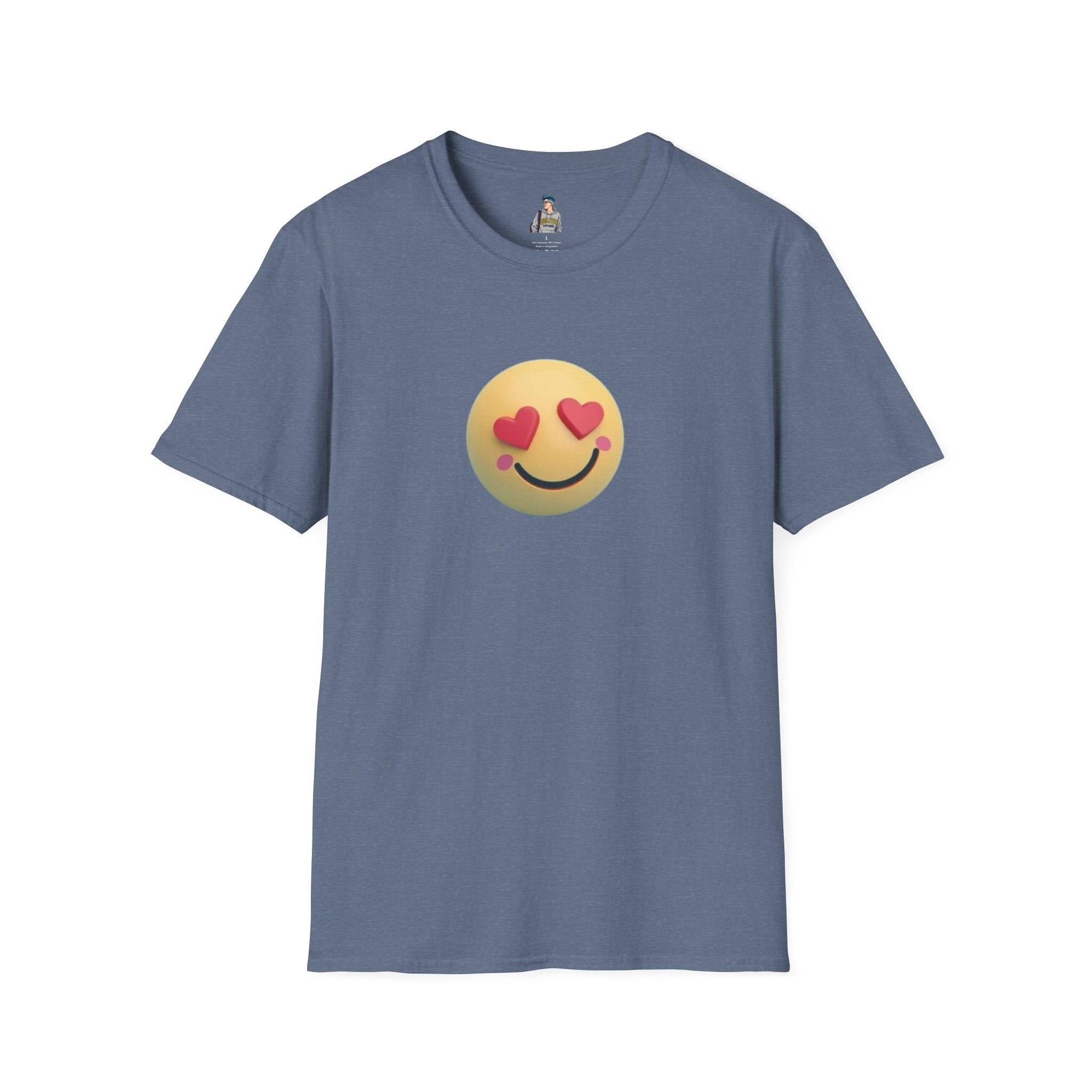 Heart Eyes Emoji - Unisex Softstyle T-Shirt