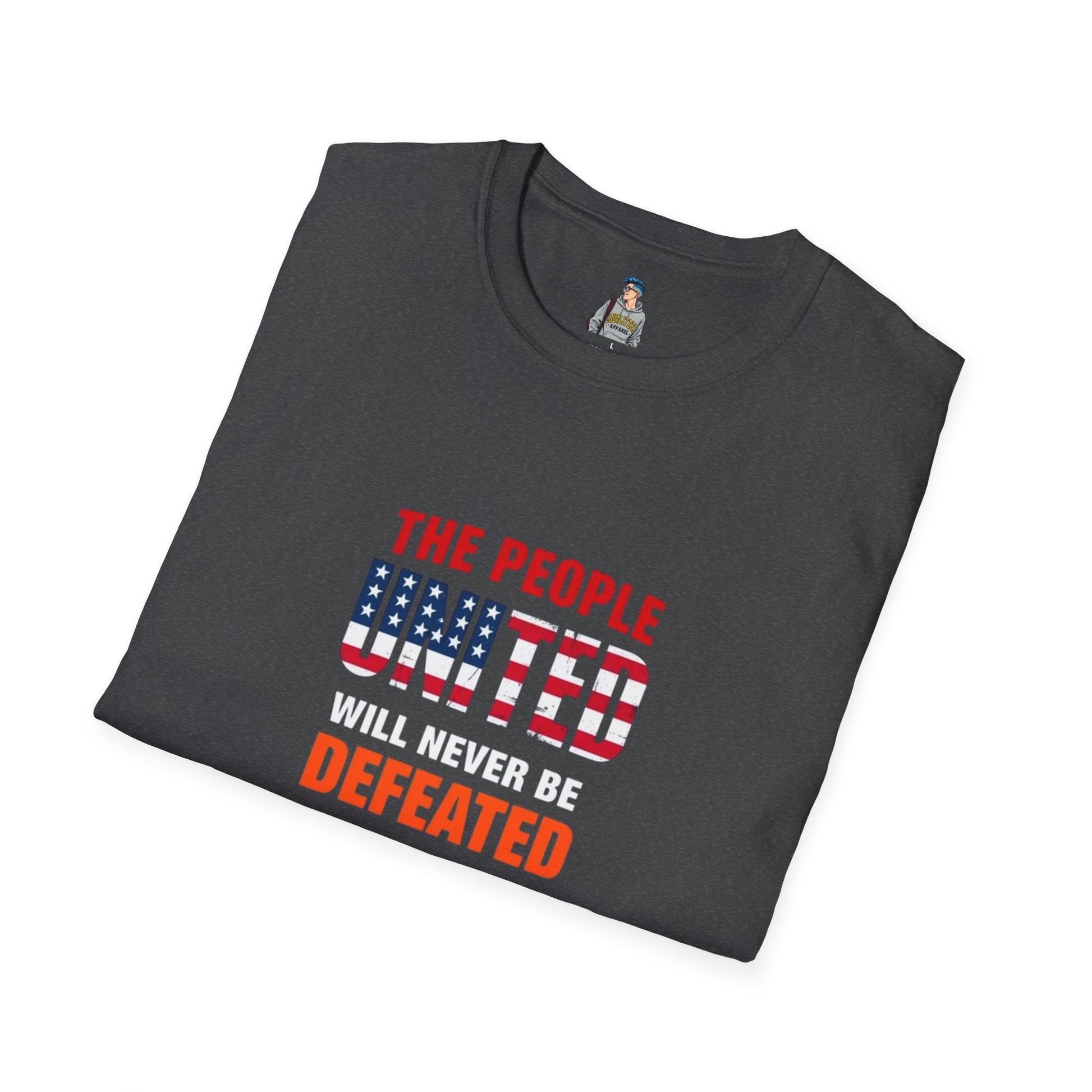 Unisex Softstyle T-Shirt - 'The People United' & 'MAGA Values Are NOT American Values' Graphic Tee