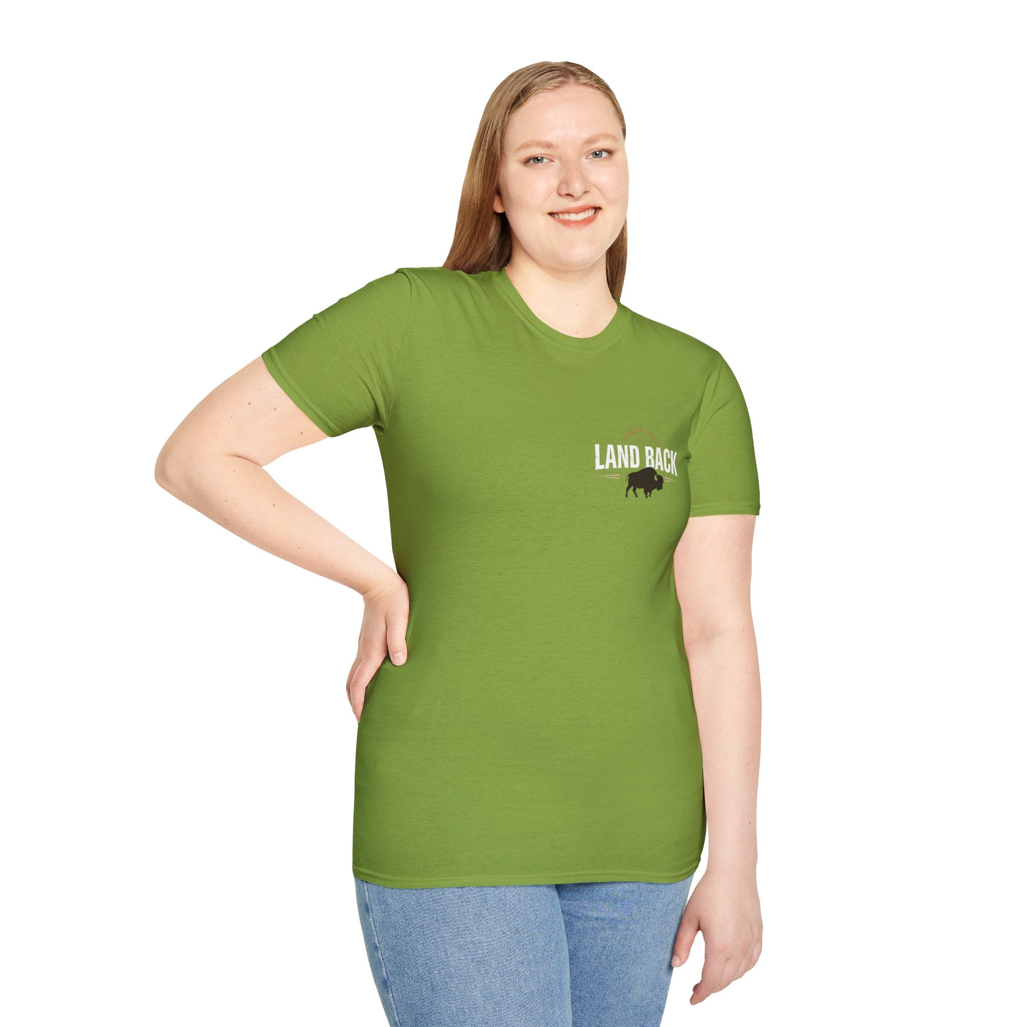 'Land Back' Unisex Softstyle T-shirt