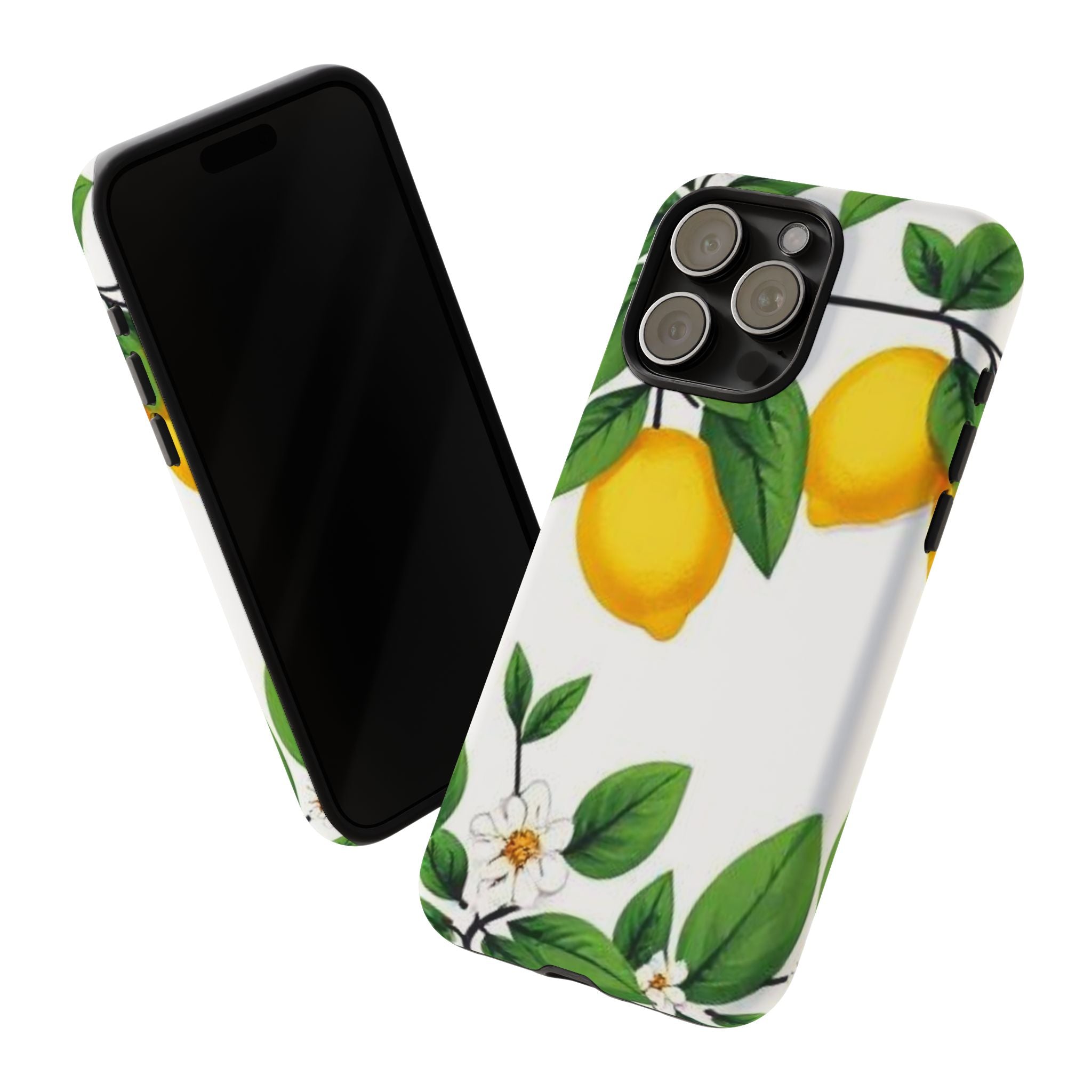 Lemon Blossom Tough Phone Case for iPhone