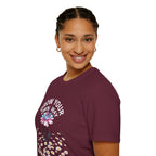 Grow Your Own Way Trans Pride Unisex T-Shirt - Floral Design for Garden Lovers