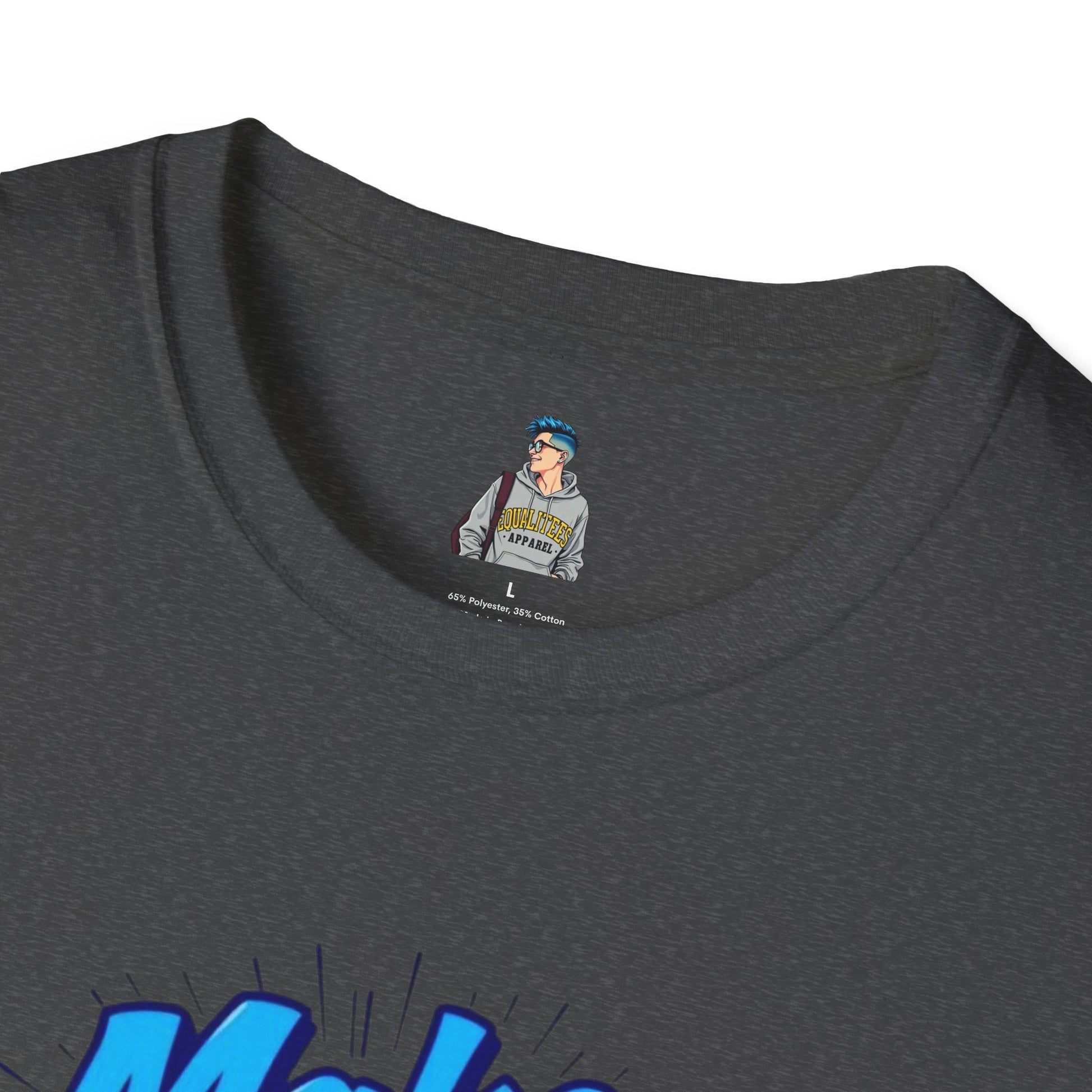 Make Good Trouble Blue Graphic Unisex T-Shirt - Fun & Bold Design for Everyday Wear