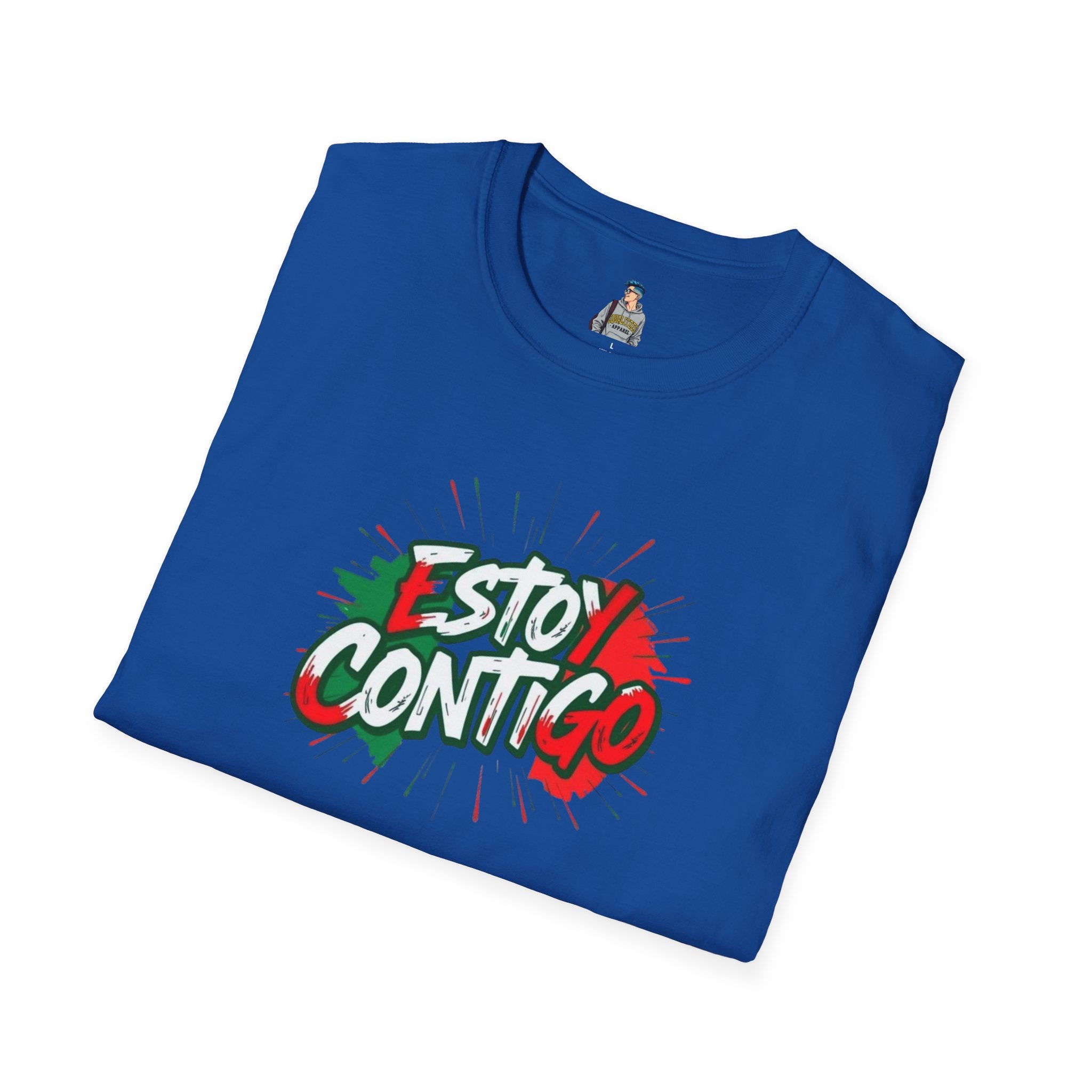Immigrants Make America Great T-Shirt Estoy Contigo (I Am With You) Unisex Softstyle T-Shirt Classic Protest Tee