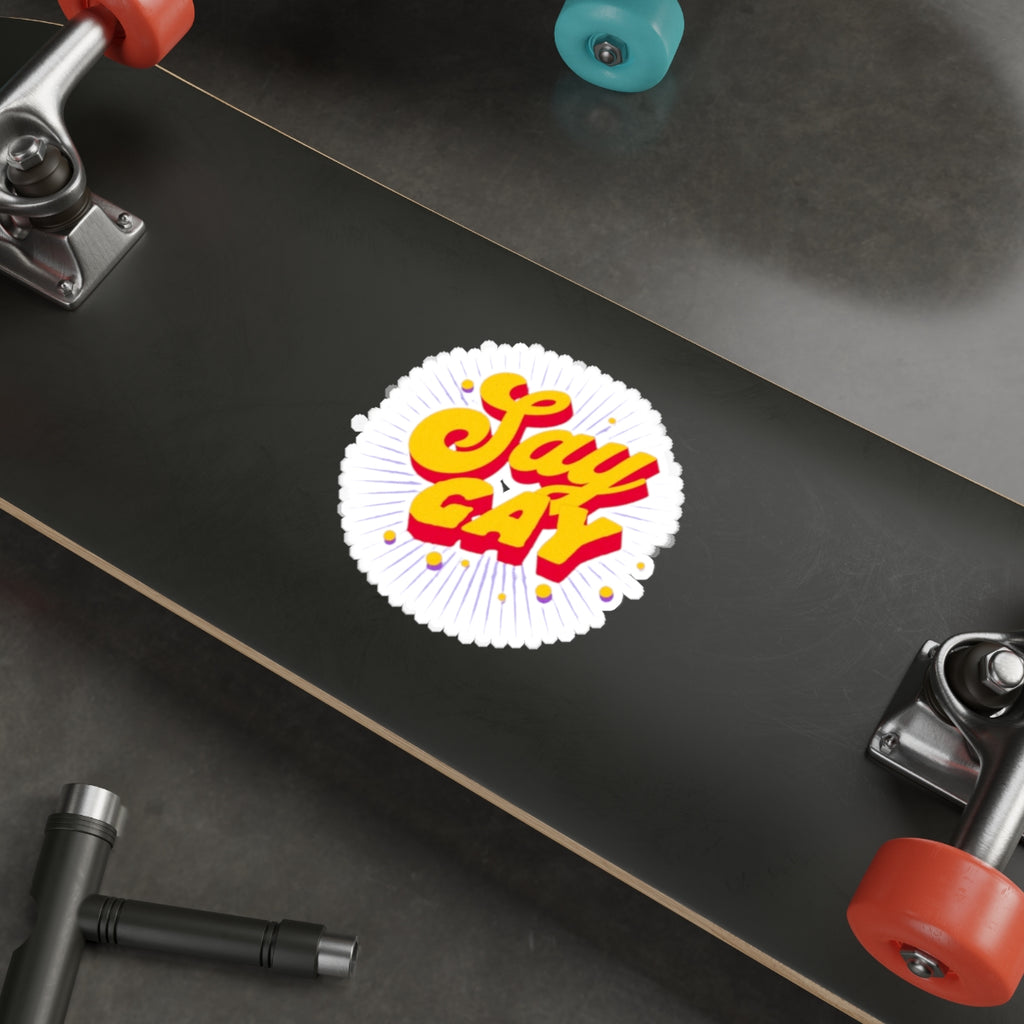 Die-Cut Stickers - Say Gay