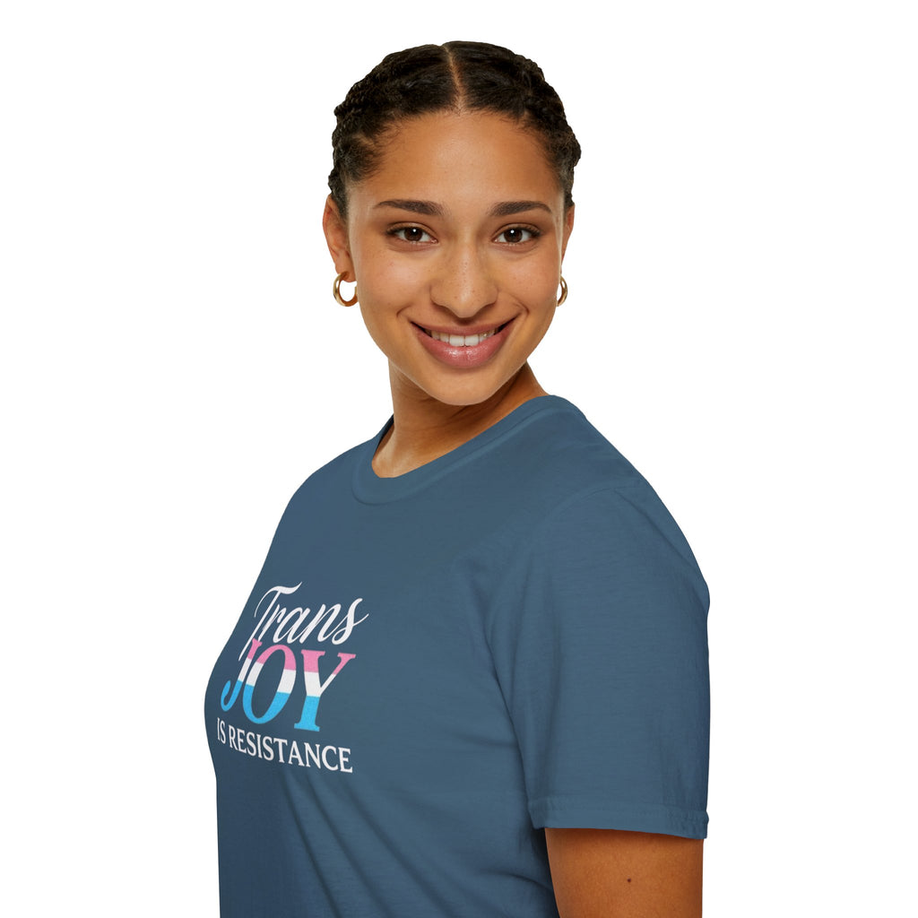 Trans Joy is Resistance Unisex T-Shirt - Celebrate Love and Empowerment