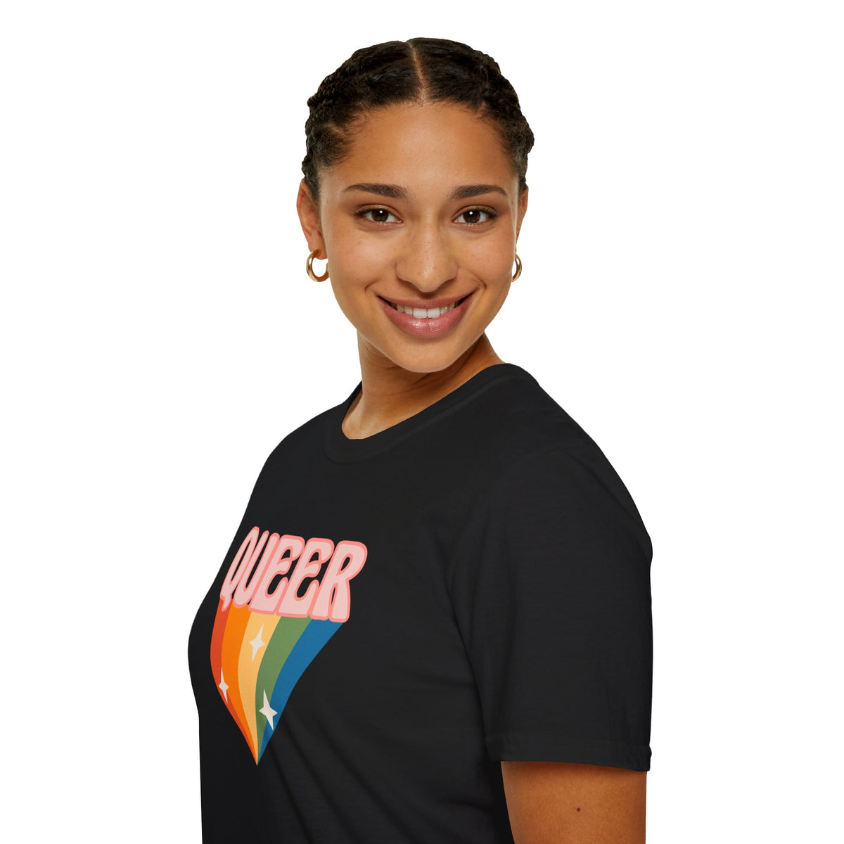 Queer Rainbow Sparkle Pride Tree Las Vegas T-Shirt