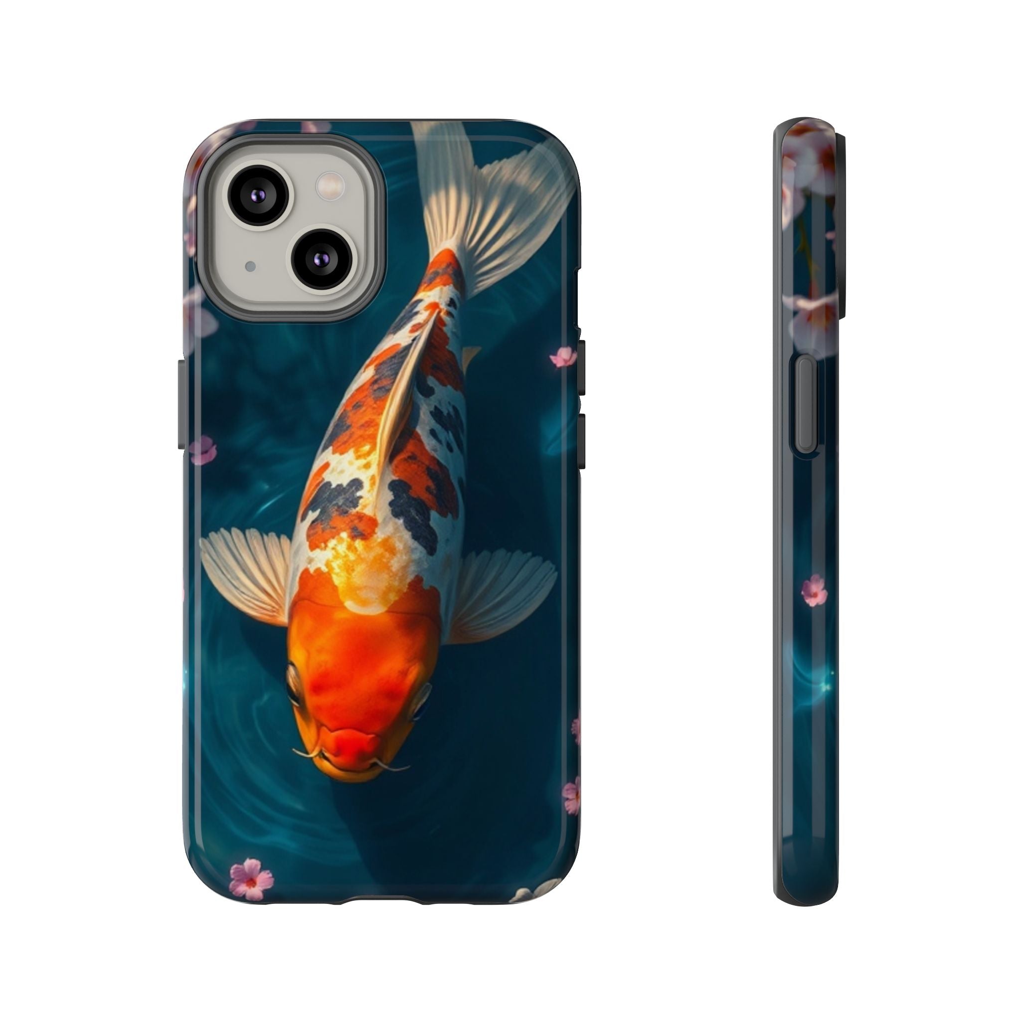 Peaceful Koi Cherry Blossom Tough Cases For Android & iPhone