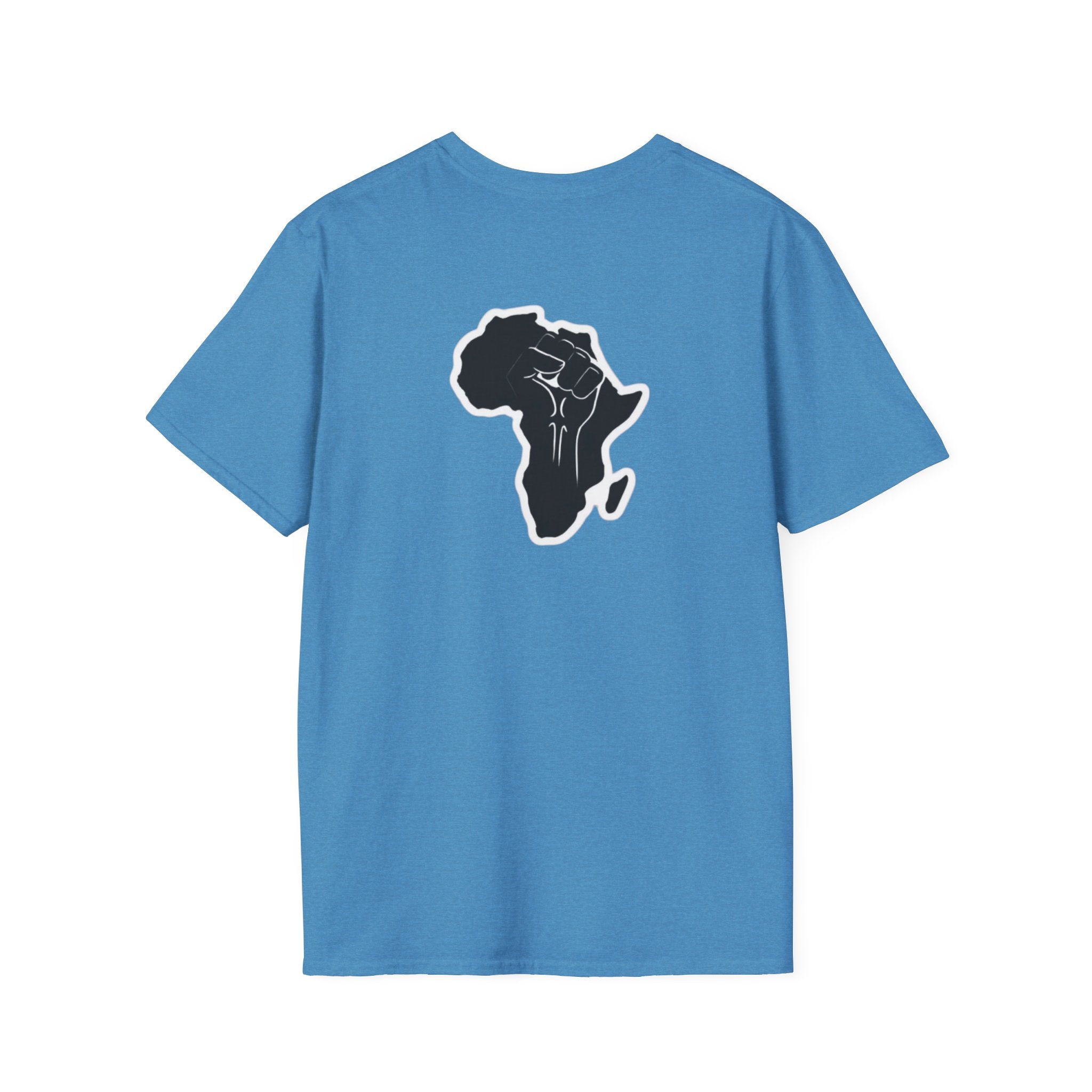 Unity and Heritage Unisex Softstyle T-Shirt with Pan-African Heart