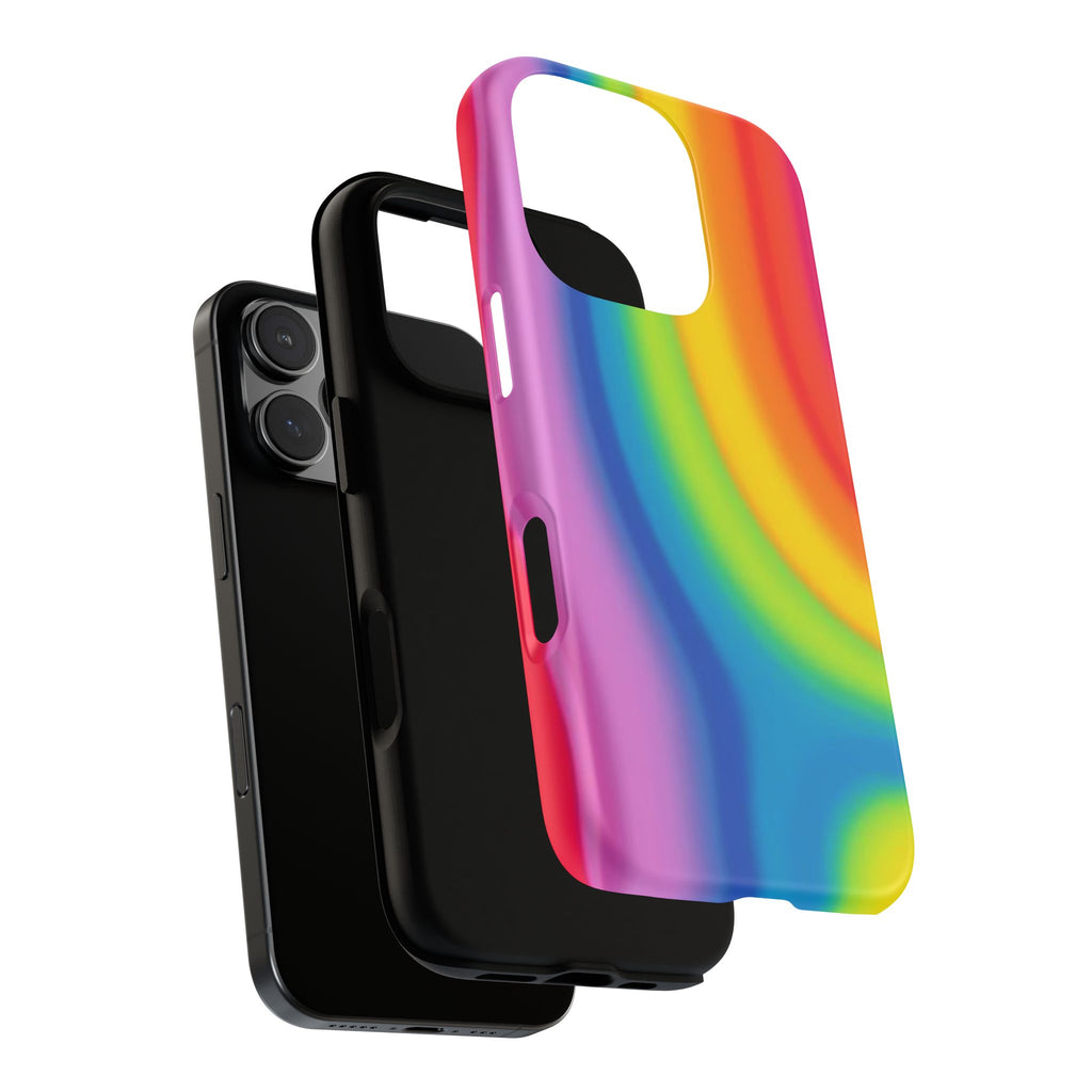Rainbow Swirl Tough Phone Case for iPhone