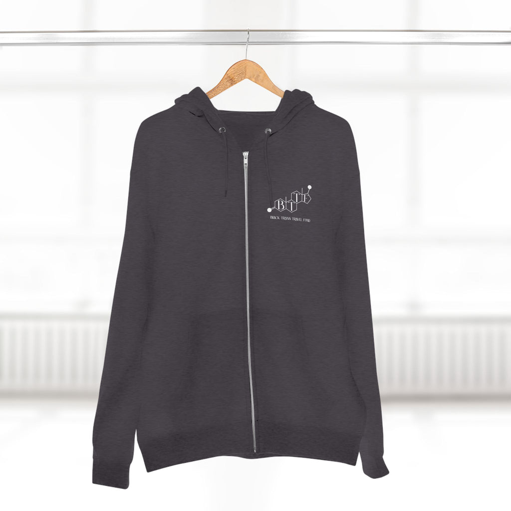 BTTF - Black Trans Travel Fund Unisex Zip-Up Hoodie
