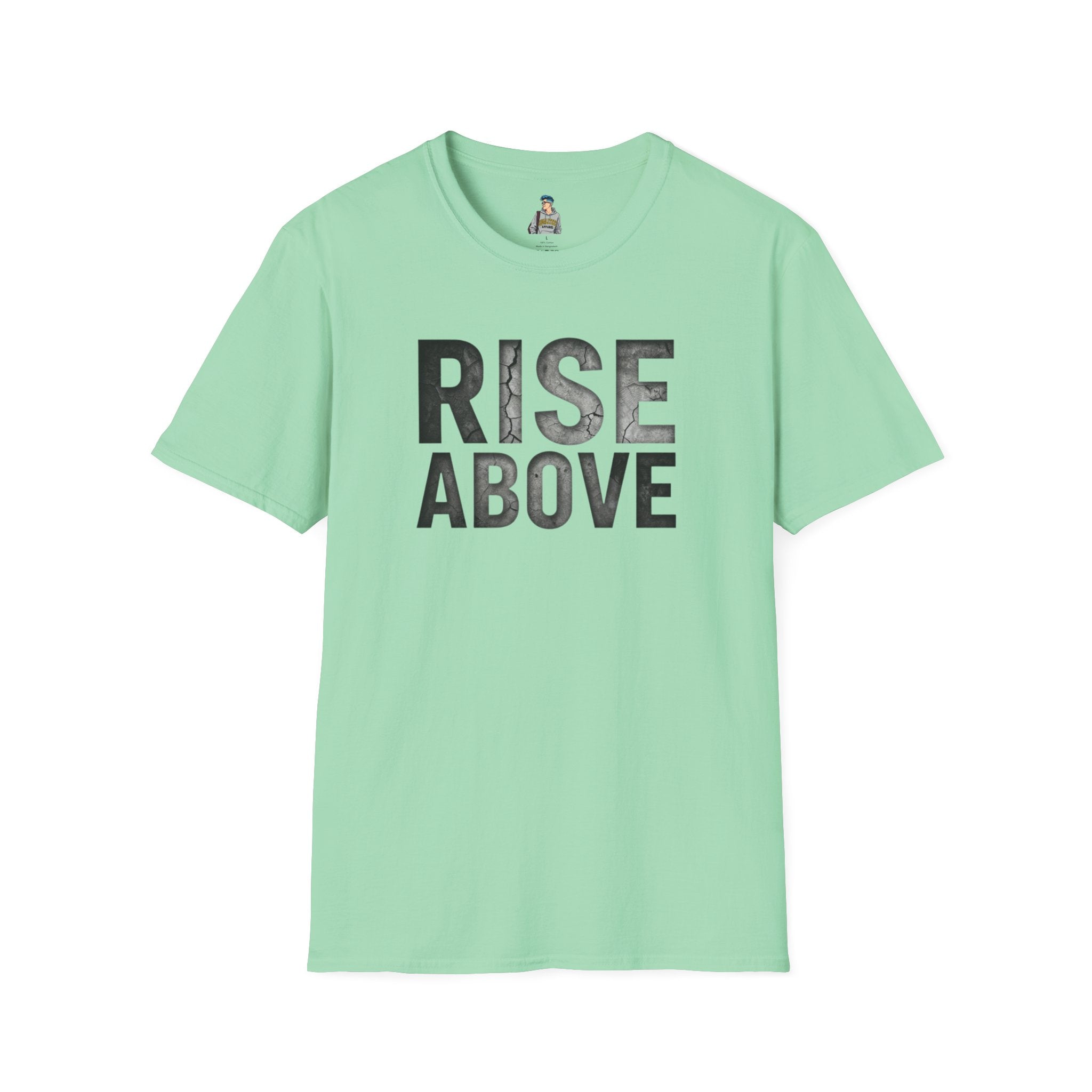 Rise Above Motivational Graphic T-Shirt