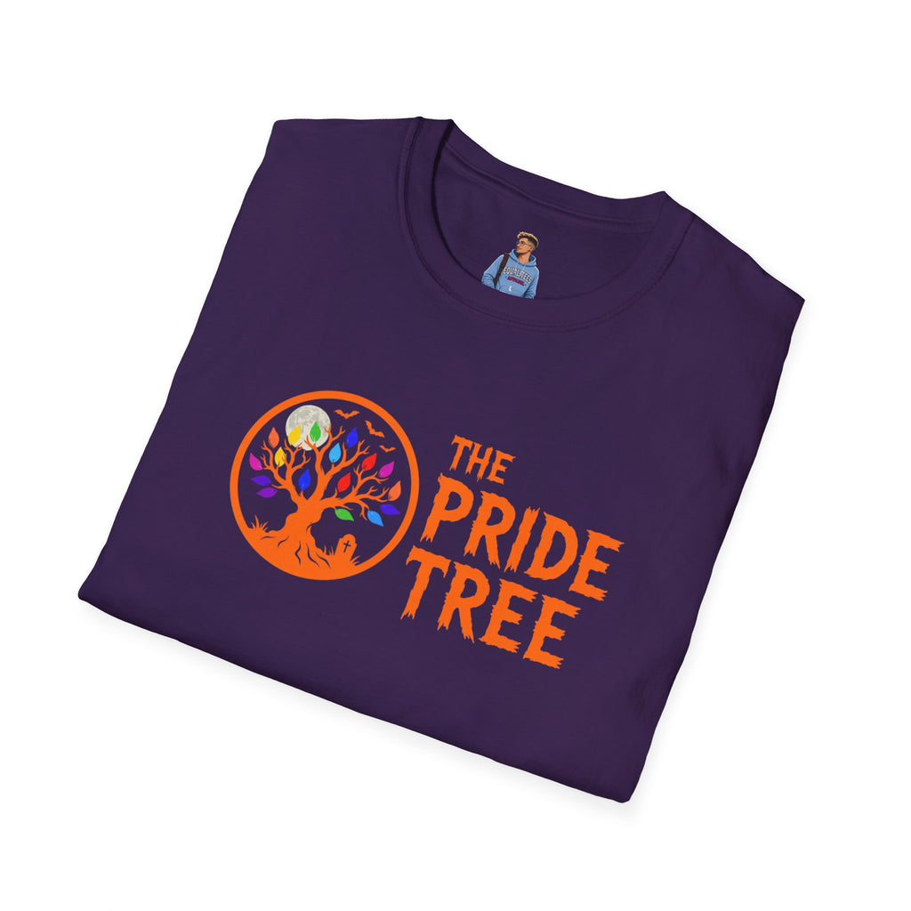 Orange Halloween Logo Pride Tree T-Shirt