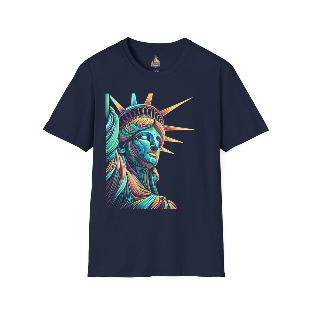 Lady Liberty - Softstyle Unisex T-Shirt