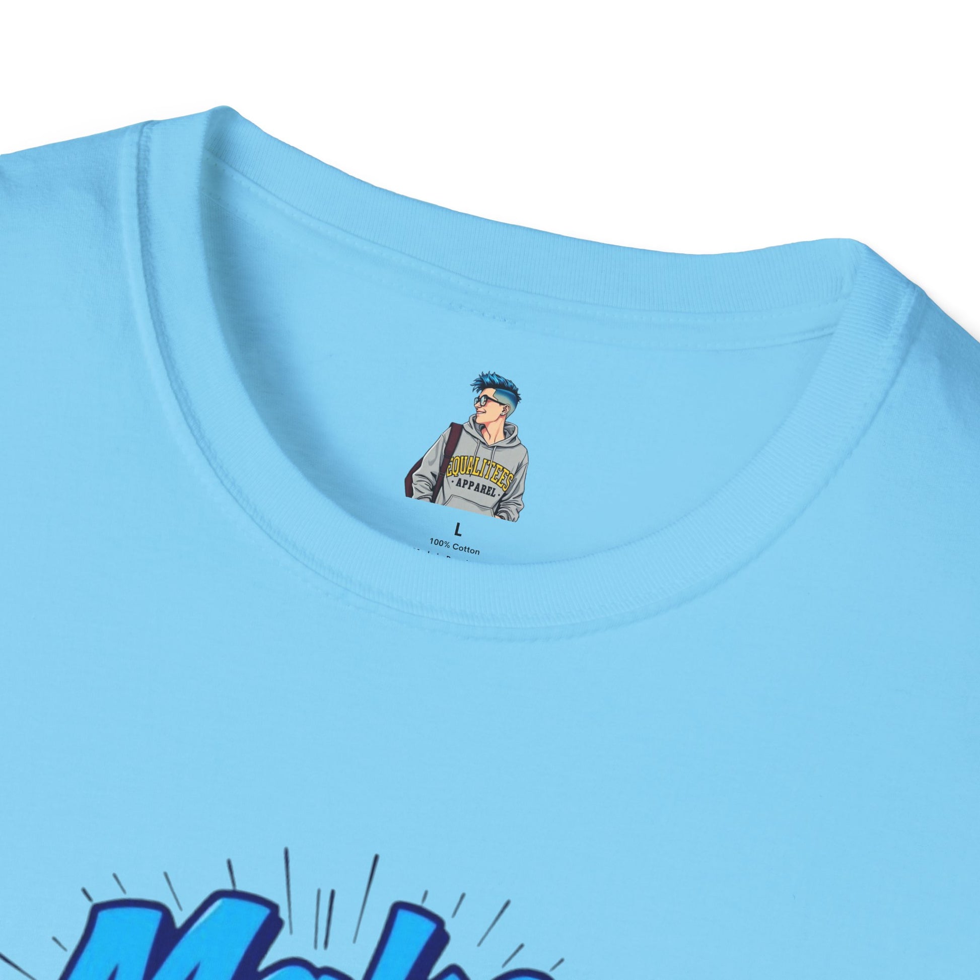 Make Good Trouble Blue Graphic Unisex T-Shirt - Fun & Bold Design for Everyday Wear