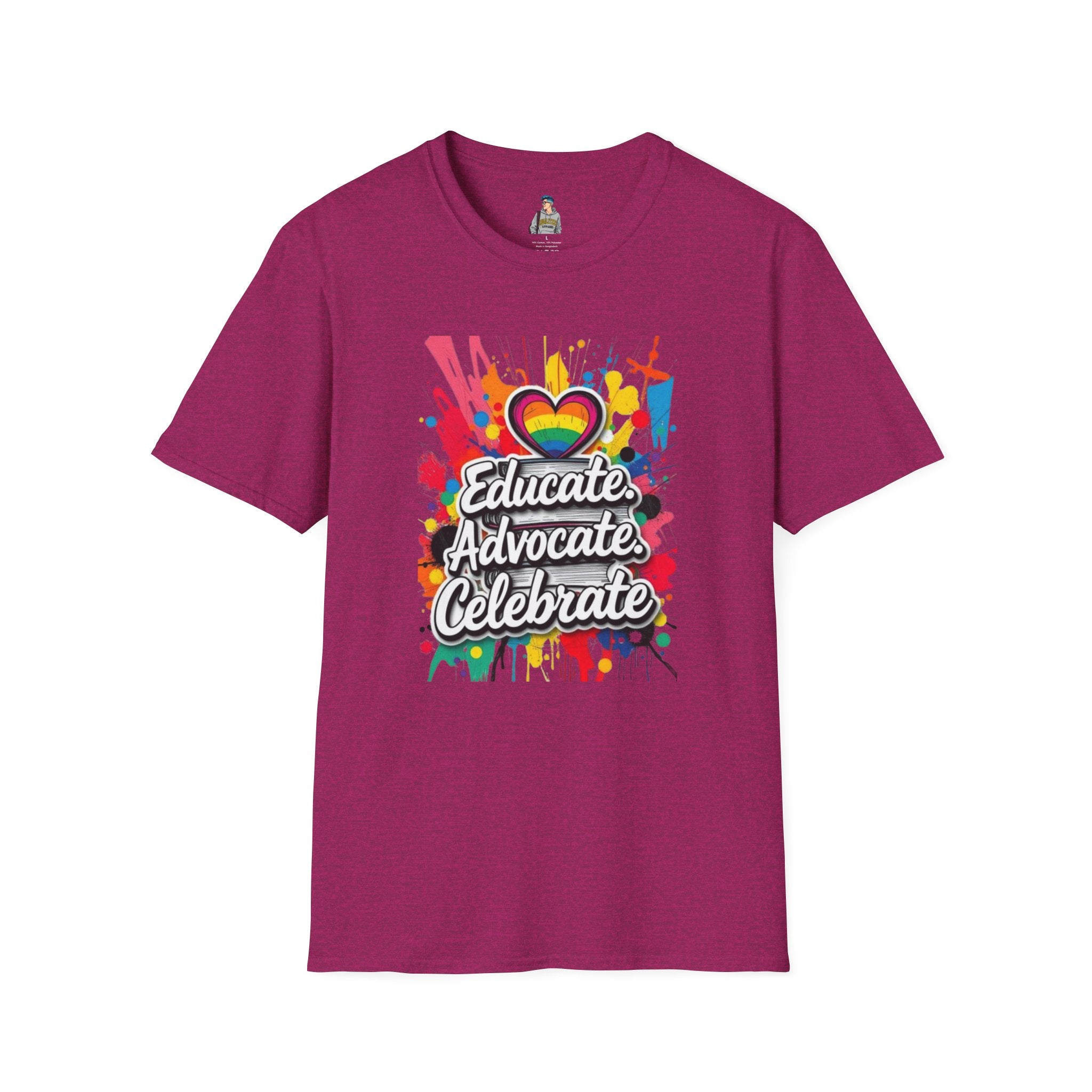 Educate Advocate Celebrate Unisex T-Shirt