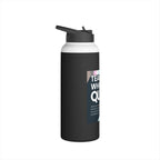 Teaching While Queer Stainless Steel Water Bottle - Perfect for Educators and Allies